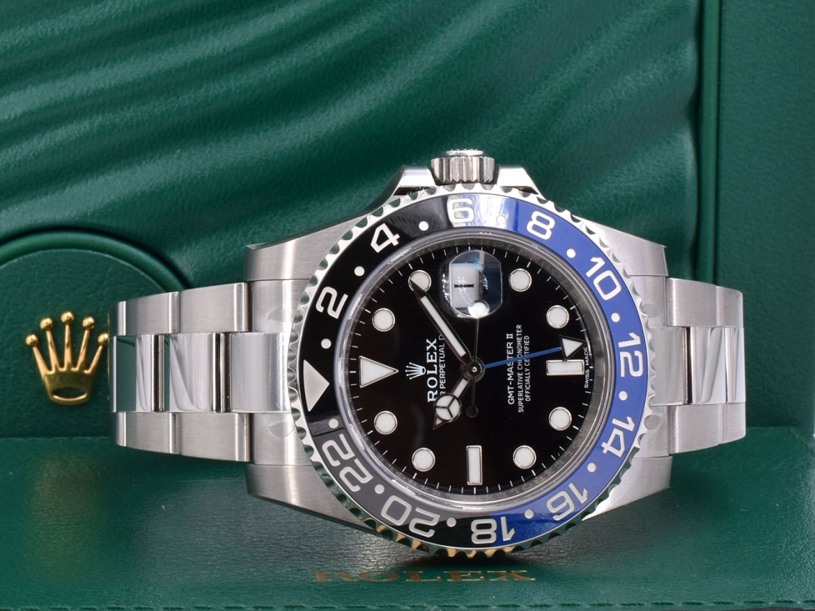 Rolex GMT Master II BATMAN 116710 BLNR NEW 2018 FULL STICKERS