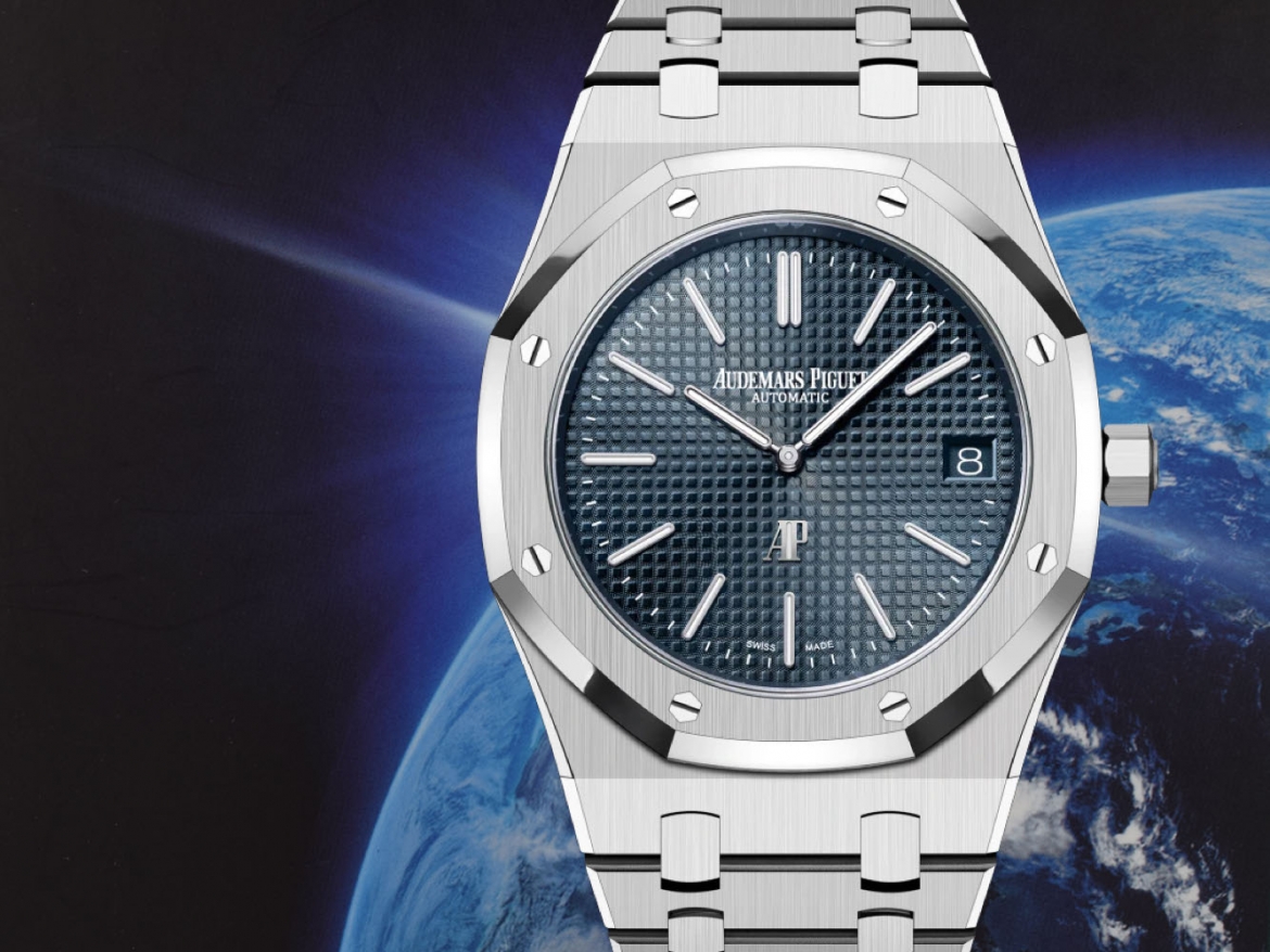 Ap jumbo blue dial best sale