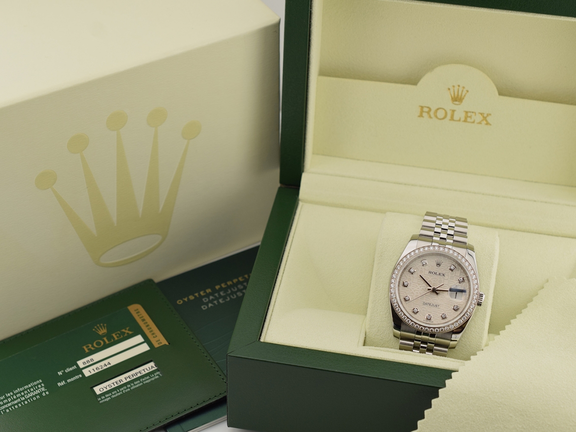 36mm rolex diamond bezel for sale 2025